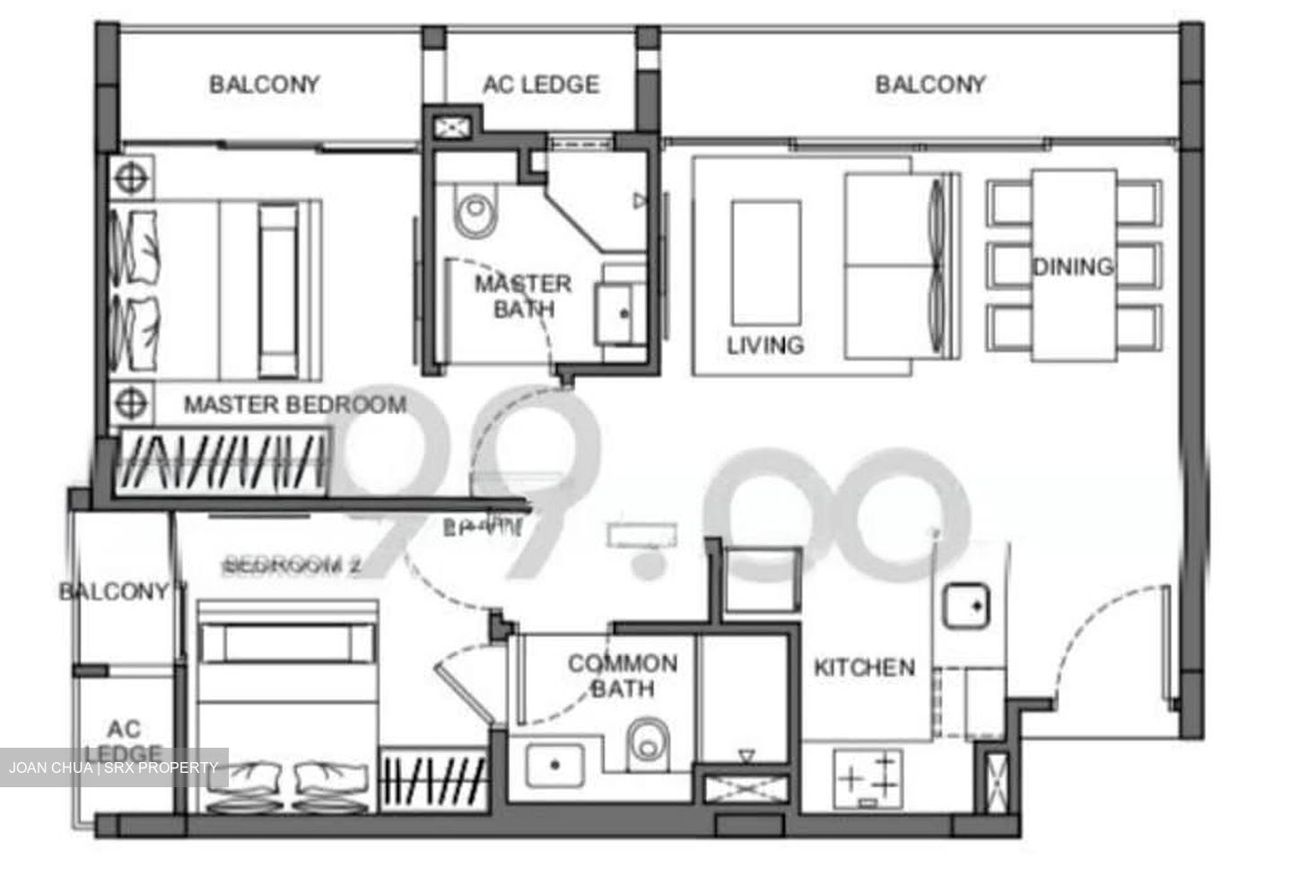 The Enclave . Holland (D10), Apartment #556102181